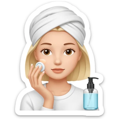 Clean girl/skincare sticker