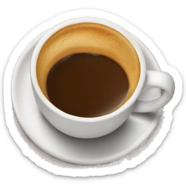 Cup of espresso flirting  sticker