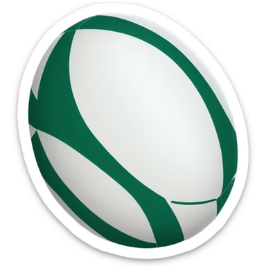 rugby ball sticker