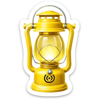 yellow lantern dc sticker