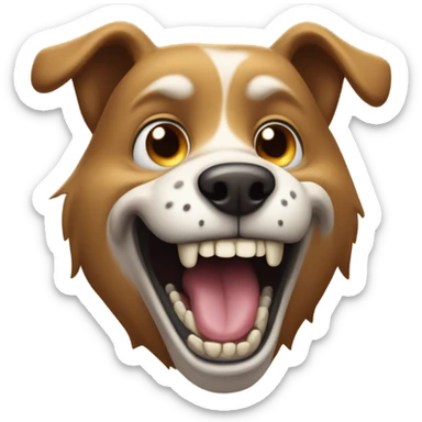 smile dog sticker