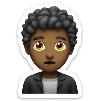 Person who is annoyed  sticker