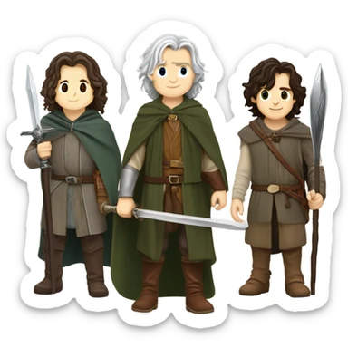 Lord of the rings  sticker