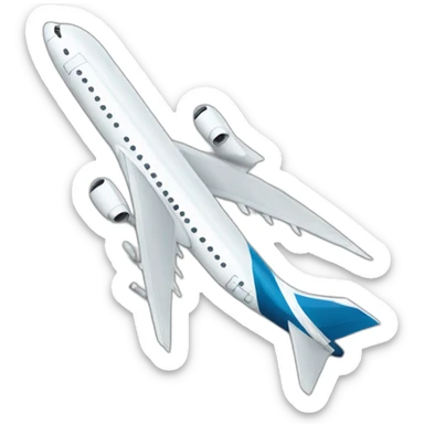 Avion fonce vers une tour sticker