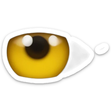 Yeux en coeurs sticker