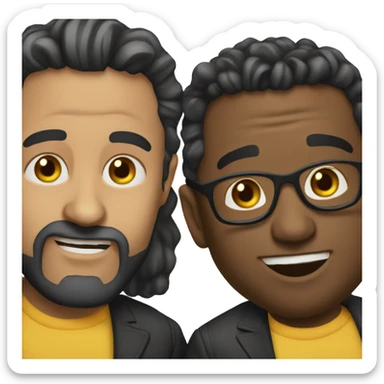 Ronnie James duo sticker