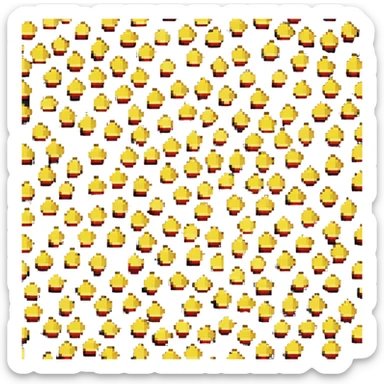 fries, classic fast food look sticker