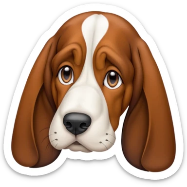 Basset hound sticker