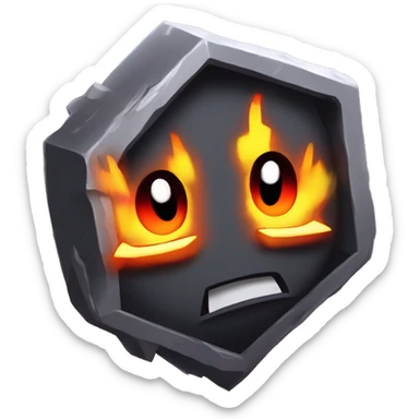 Fire in the  hole Geometry Dash ￼ sticker