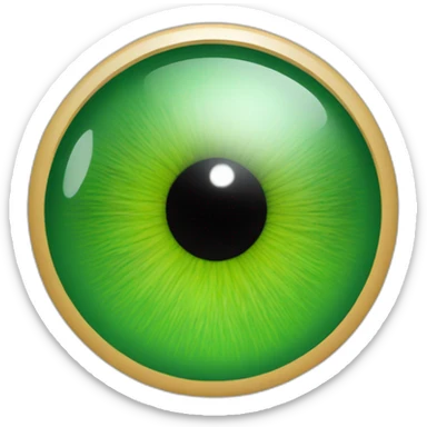 Yeux vert sticker