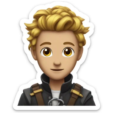 vi from the show arcane with an eg sticker