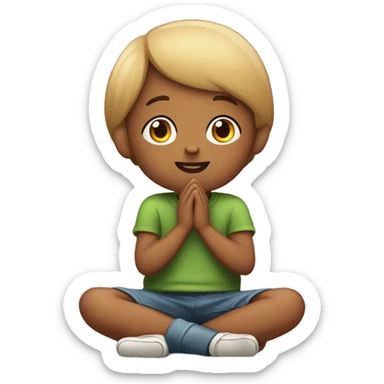 a child have a wish sticker