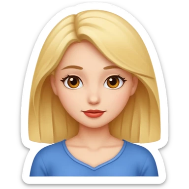 Shy but flirty  sticker