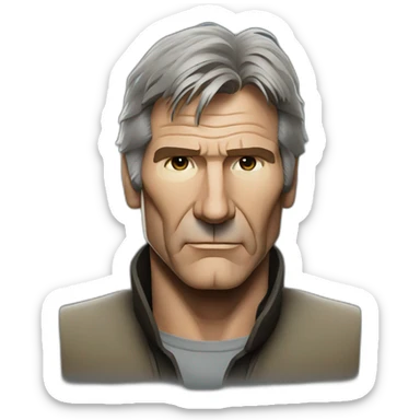 Harrison Ford in Blade Runner sticker