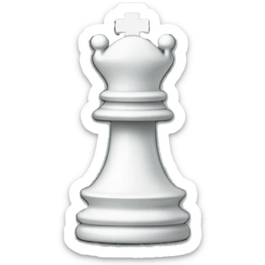 white chess pawn sticker