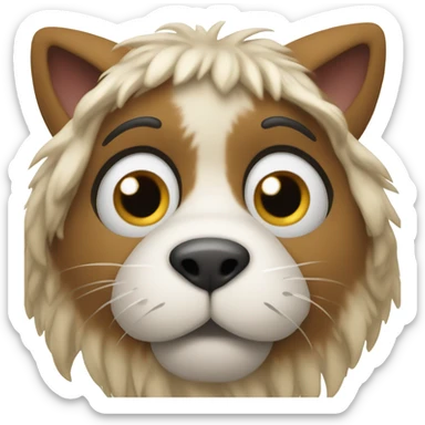 A furry sticker