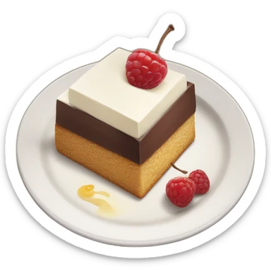 Dessert a l'assiette sticker