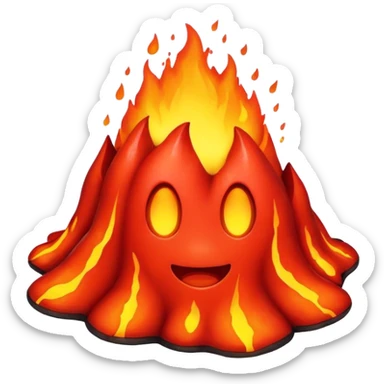 Lava sticker