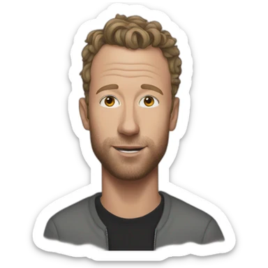 Chris Martin sticker