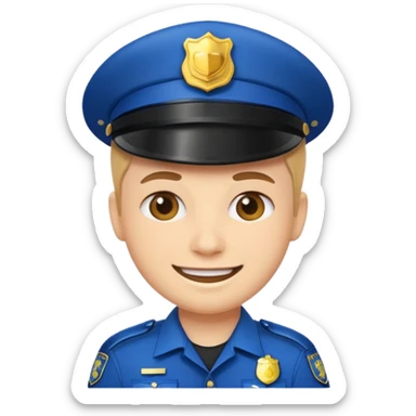 Polizist Emoji sticker