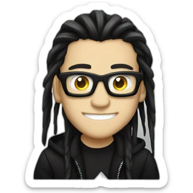 skrillex in 2011 sticker