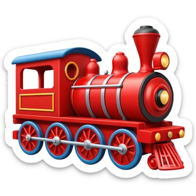 train toy made of wood only sticker