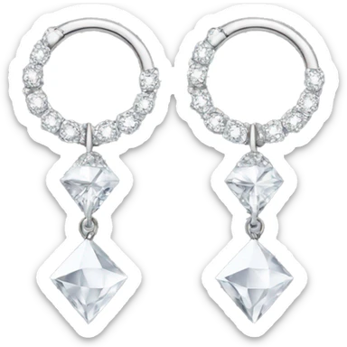 Diamant Ohrringe  sticker