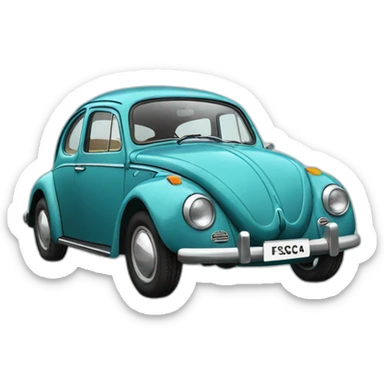 car fusca sticker
