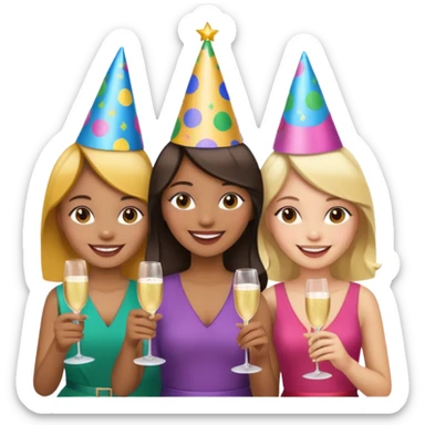 Kız karekterler sticker