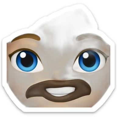 RUBIA HERMOSA, ojos azules sticker