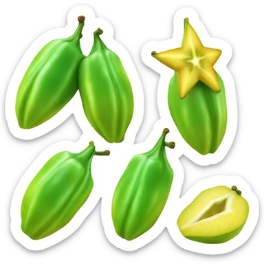 Star fruit  sticker