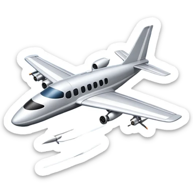 An icon featuring a remote-controlled model airplane soaring through the sky and clouds, with a detailed transmitter in the foreground. The sky is clear with motion lines showing flight. Transparent background emphasizes the precision, creativity, and joy of aeromodelling as a sport. sticker