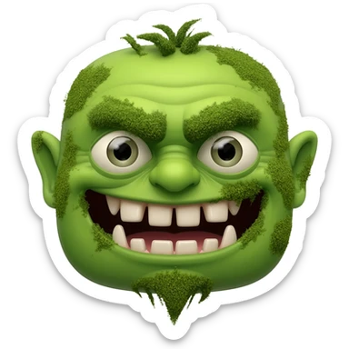 Troll face sticker