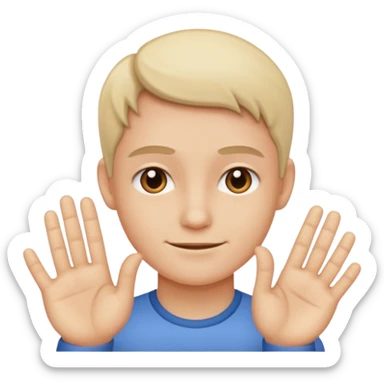 fingermouthing sticker