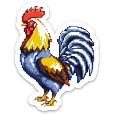 rooster sticker