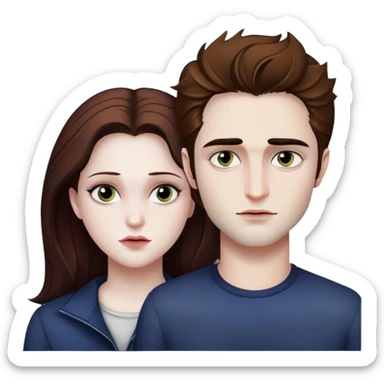 edward cullen and bella swan sticker