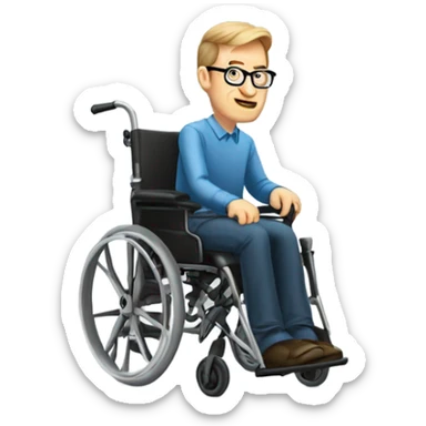 Stephen Hawkins’s in his wheelchair sticker