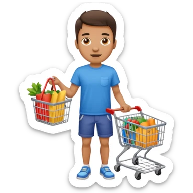 Homme caddie sticker