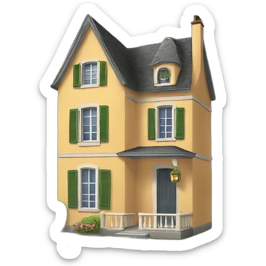 maison en T sticker