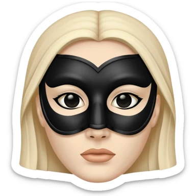 black mask roman sionis sticker