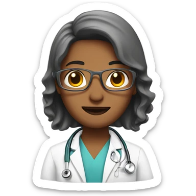 doctor in a surgery sticker