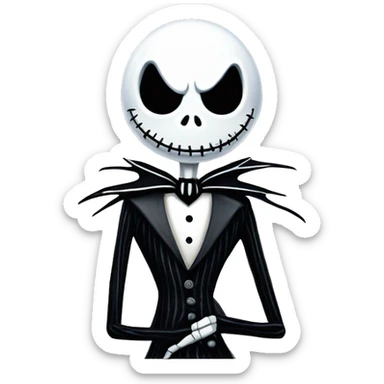 Jack skellington sticker
