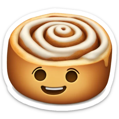 Cinnabon roll sticker