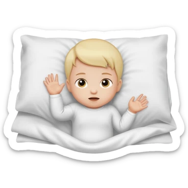 baby bed rocking sticker