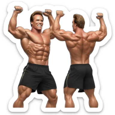 pull up arnold schwarzenegger sticker
