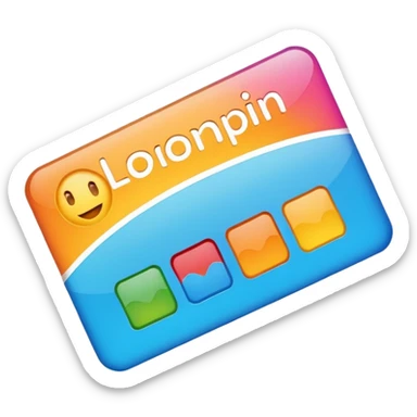 Loyalty card sticker