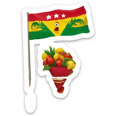 Sicilian flag  sticker