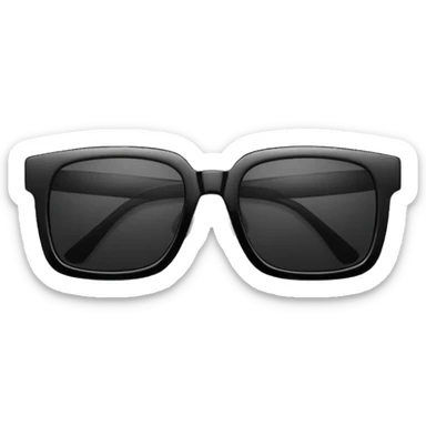 matrix black sunglasses sticker