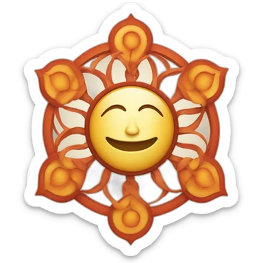 Dharma Chakra sticker