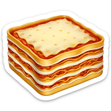  Lasagna sticker